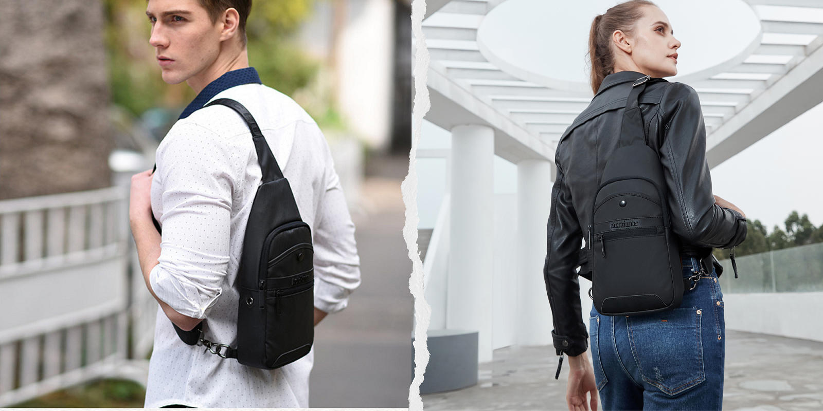 Crossbody – Solid – Arctic Hunter: Dein stylischer Begleiter für den Alltag