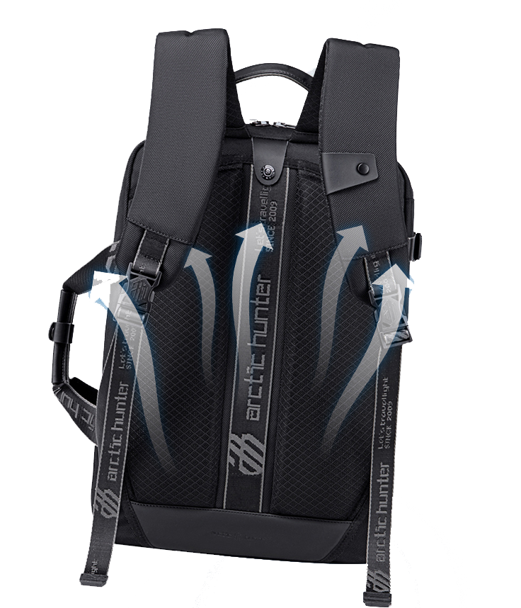 Expandable Explorer unterwegs – atmungsaktiver Rücken