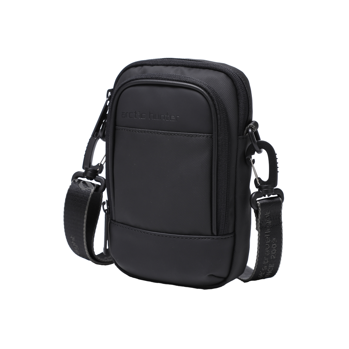 Kompakte Arctic Hunter Travelmate Umhängetasche mit verstellbarem Schultergurt und robustem Reißverschluss für Wertsachen.