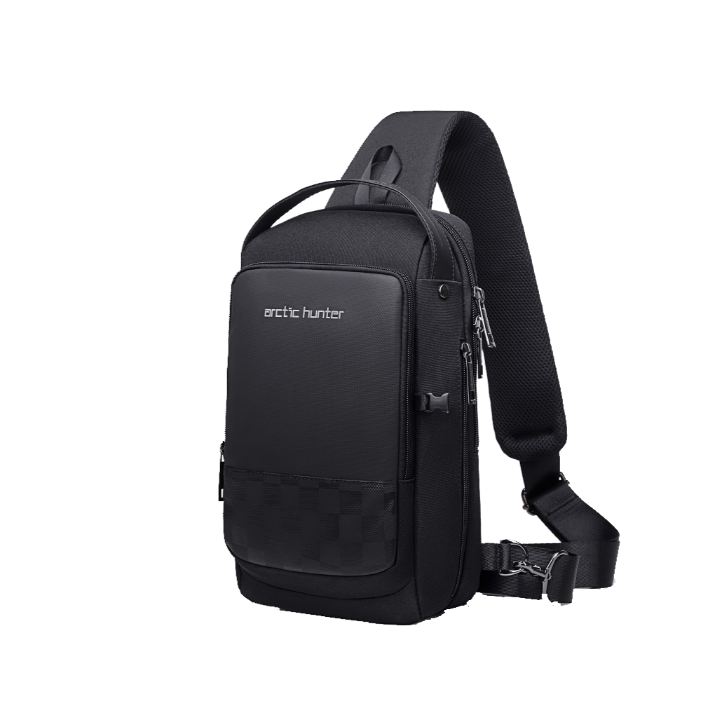 Crossbody Bag Clone von SC-Bag – Frontansicht in Schwarz