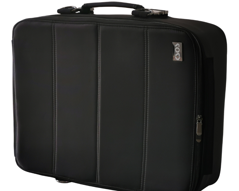 CSOS Sitz-Tasche – hochwertiger Auto Organizer in Lederoptik, handgefertigte Car Office Bag für Ordnung und Sicherheit im Fahrzeug.