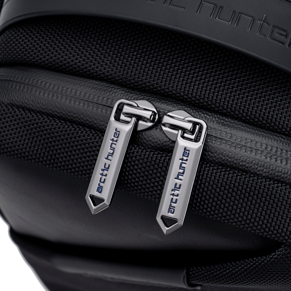 crossbody tasche elite comps von arctic hunter, ein wasserabweisender Reißverschluss. 