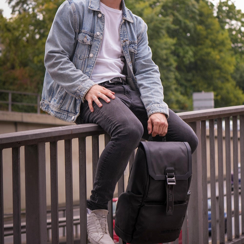 Herren Rucksack | Jetblack