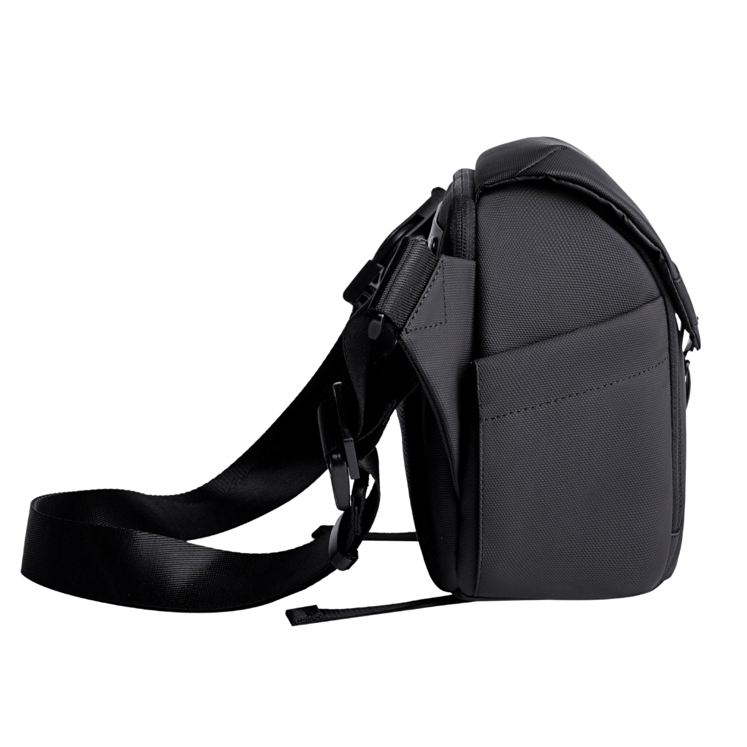 ArcticFlex Pro Kameratasche von Arctic Hunter – Seitenansicht mit Schultergurt, kompakte Fototasche für Kamera und Zubehör